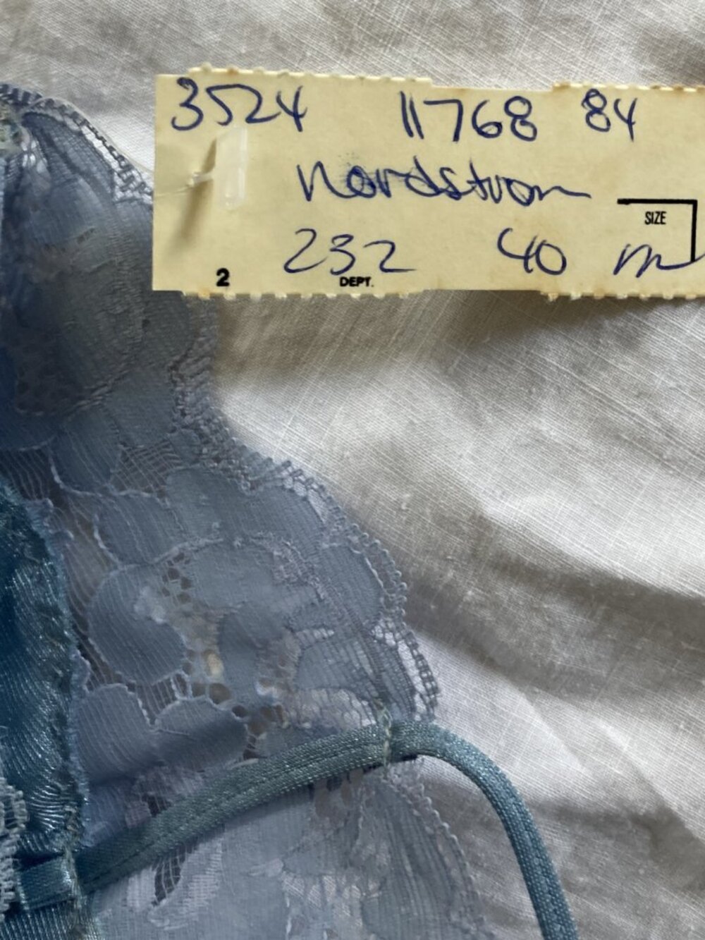 NWT Vintage Tom Bezduda for BARAD & Co. Blue Nightgown and Robe Set M USA - Picture 15 of 16